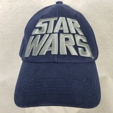 Disney Parks STAR WARS Embroidered Logo Adjustable Hat Blue