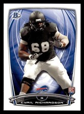 2014 Bowman #89 Cyril Richardson Rookies Rookie Card Buffalo Bills. rookie card picture
