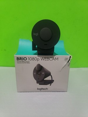 Logitech Brio 1080p Webcam - Auto Light Correction Privacy Shutter with Good 