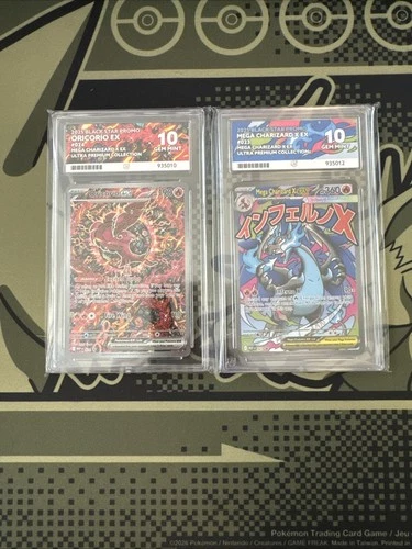 Mega Charizard X ex 023 & Oricorio 024 Charizard UPC Promos Ace 10 Perfect Subs