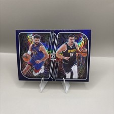 2023-24 Optic Jamal Murray Nikola Jokic Optical Illusions Purple Prizm #3