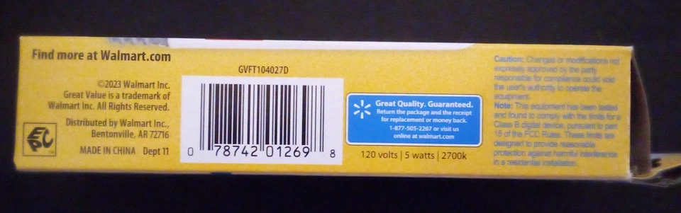 4 T10 LED Frosted Glass Bulb 5W Dimmable Tubular Light Bulbs 40 Watt FREE S/H! - Image 4 of 4