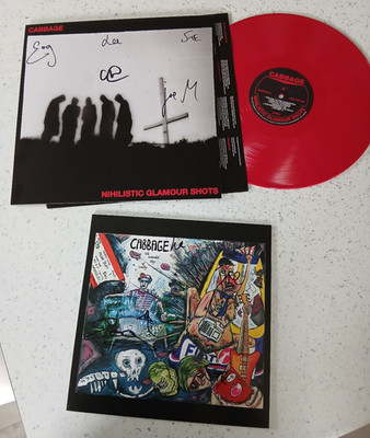 CABBAGE LP & 10'' both Signed, Nihilistic Glamour Shots & Extended Play