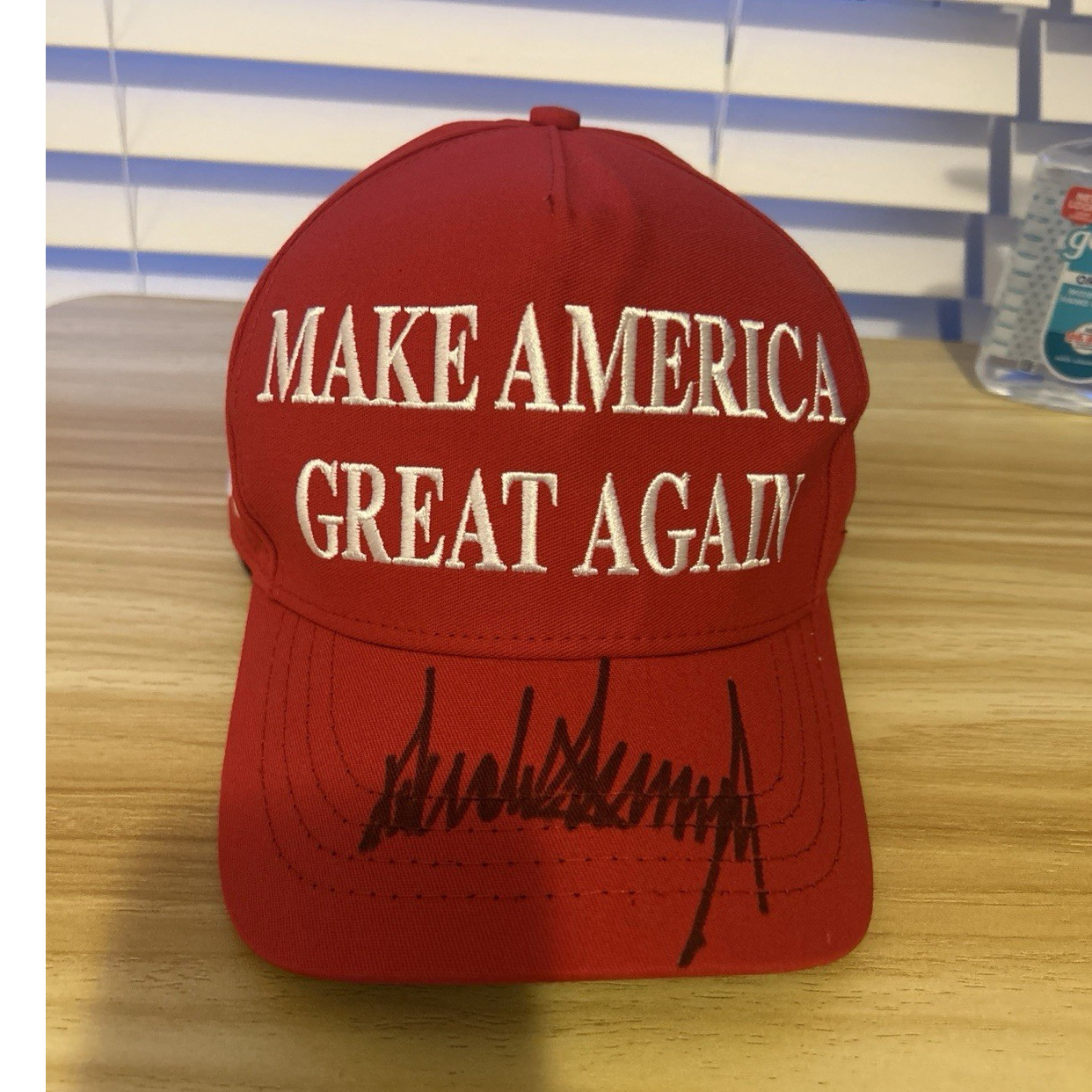 President Donald Trump Signed MAGA Hat | Trump 45 Admin 