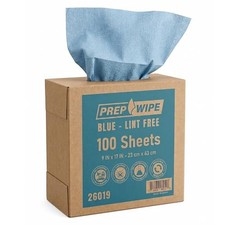 Lint-Free Cleaning Towels  Heavy Duty, Solvent 1 Count Pack of 100 Blue