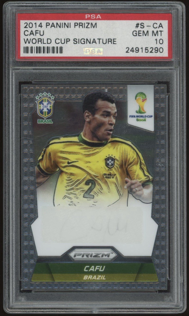 2014 Panini PANINI PRIZM WORLD CUP SIGNATURES #SCA Cafu front