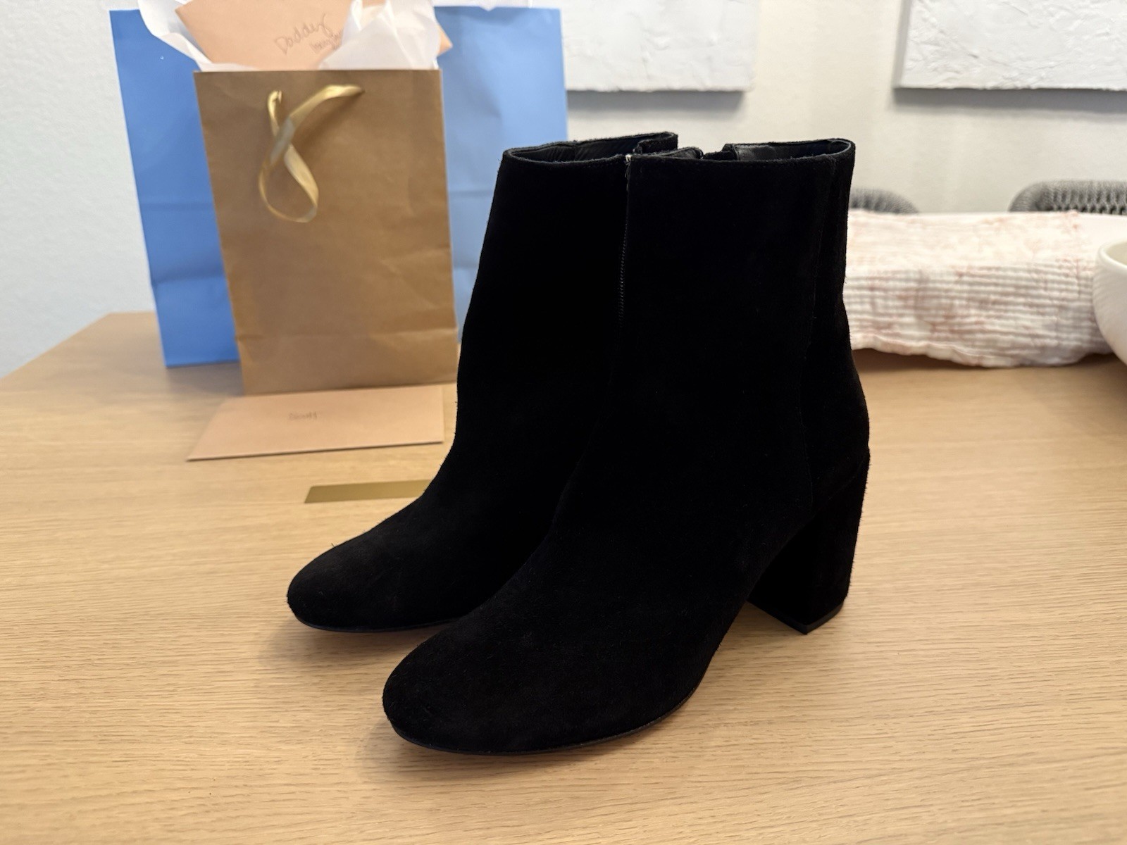Thursday Boots Highline Black Suede Boots in Size 7 for Women