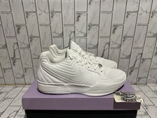 New Nike Ja 2 Basketball Shoes Triple White TB HQ8513-100 Mens Kobe KD