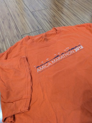 Newport, RI Amica MARATHON (Full/Half)  2012 Short-Sleeved T-Shirt Size L