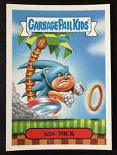 2019 Garbage Pail Kids WE HATE THE 90s Video Games Son-Nick/Immo-Bill 2A/B Set
