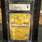 CGC 9 Mint Pikachu Black Star Promo Illustration Contest 2024 SVP 214 Pokemon