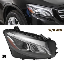 RH LED Headlight Assembly For 2016-2019 Mercedes GLC Basic Bulbs Plug & Play