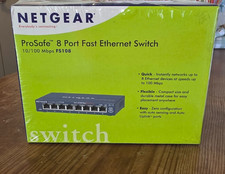 NETGEAR ProSafe FS108 8-Port Fast Ethernet Switch