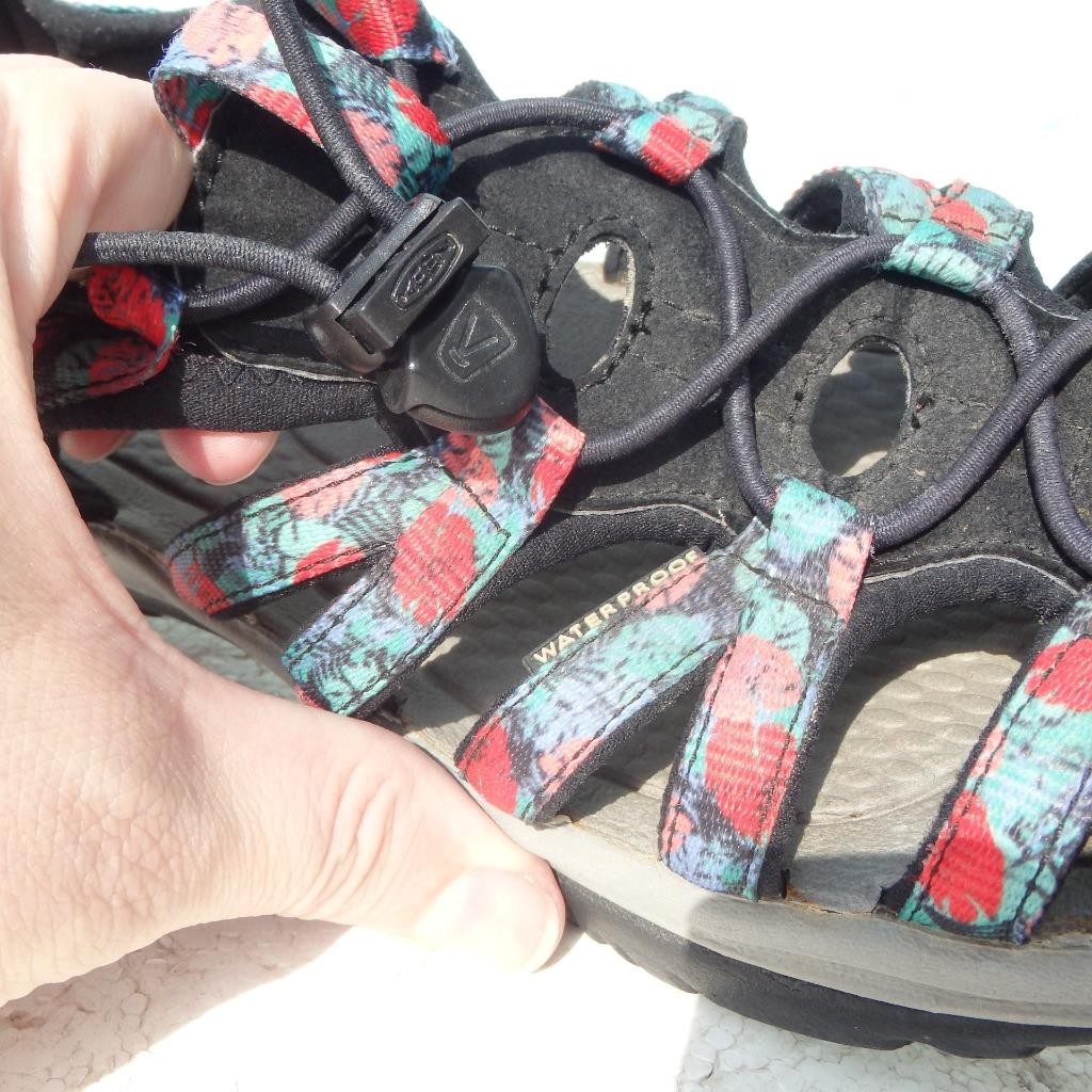 Sandali impermeabili Keen UK 6 Eur 39 donna multicolore scarpe slip on pre loved