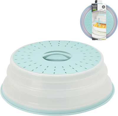 Tovolo Microwave Splatter Cover for Food, Medium (Blue Haze) - Collapsible & Ven