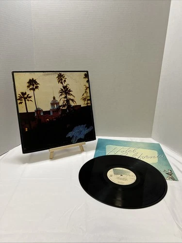 Eagles 1976 LP Hotel California, Gatefold Vinyl Record Album, Classic Rock