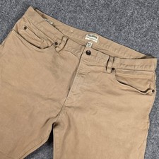 Todd Snyder Stretch 5-Pocket Chino Mens 36/28.5 tag 36/32 Tan Slim Fit Pants