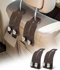 Purse Hooks for Car 2pcs, New Bling Rhinestones Crystal Hooks Car Seat Hook for