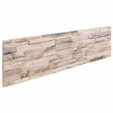 Wall Panels 10 pcs White and Red 100 x 25 cm EPS Foam vidaXL