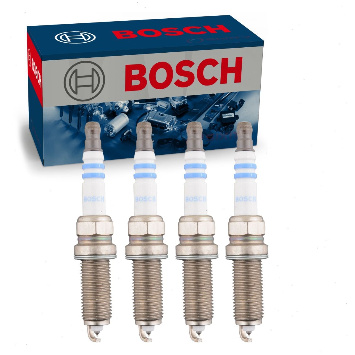 4 pc Bosch VR7SI332S Iridium Spark Plugs for Ignition Wire Secondary  ky