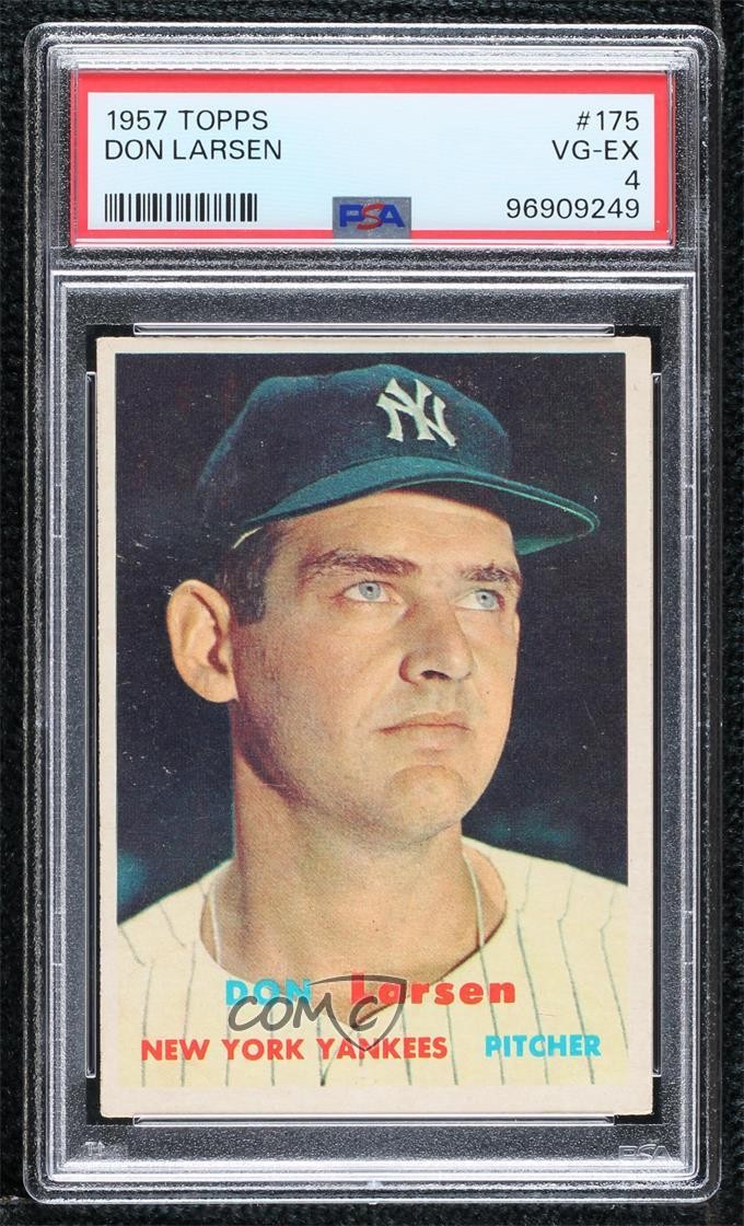 1957 Topps Don Larsen #175 PSA 4 1ql