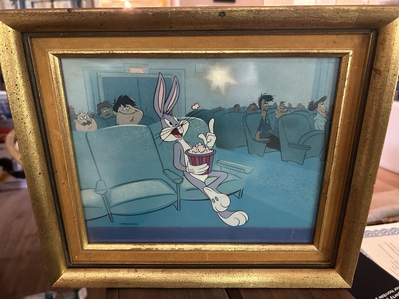 Warner Bros. Bugs Bunny at the Movies Sericel Animation Art 1990