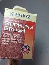 Stippling Paint Brush Natural Bristle Long Handle Large Tuft By Symphony