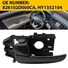 fit Elantra Interior 2001-2006 Hyundai Driver Front Door Assembly Handle Black