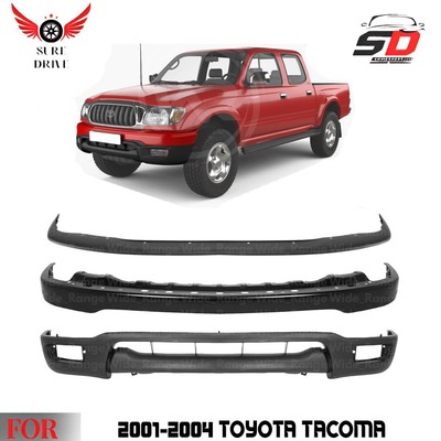 Front Bumper Paintable & Lower Valance Kit For 2001-2004 Toyota Tacoma
