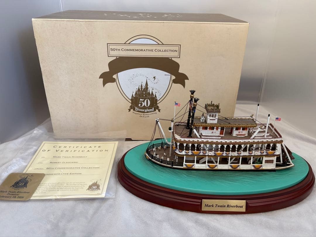 Olszowski Steamboat Mark Twain TDL 50th Anniversary Light-Up Figure from JP