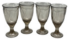 SET OF 4 Noritake SWEET SWIRL Tawny Brown Iced Tea Water Goblets 7 3/8” ~ NICE