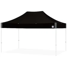 E-Z Up Ec3stl15kfwhtmcbk Portable Shelter, Black, 10 Ft W, 15 Ft L
