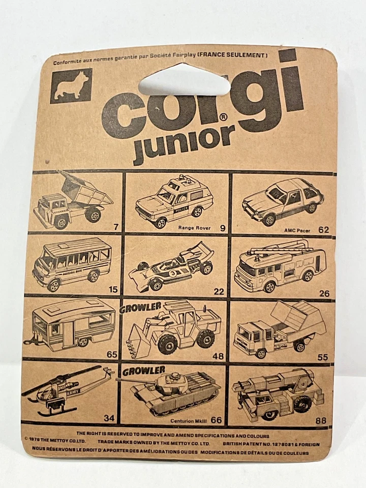 1978 CORGI JUNIOR THE SAINT JAGUAR XJS  1:64 IN PACKAGE - Image 2 of 2