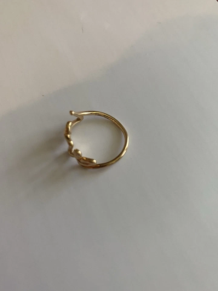 Anillo de amor Tiffany & Co. Paloma Picasso de oro amarillo de 18 quilates con graffiti (20238-NXXH) Foto 3 de 4