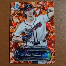 2024 BOWMAN DRAFT SAPPHIRE - CAM CAMINITI  ORANGE /25 - SAPPHIRE SELECTIONS 