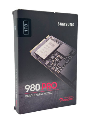 Samsung 980 PRO 1TB NVMe SSD PCIe 4.0 M.2 PS5 kompatibel 7000MBs NEU & OVP