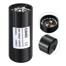 850-1020uF/Mfd 125V 50/60Hz CD60 Motor Running Capacitor Starting Air Compressor
