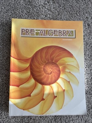 BJU Press Pre-Algebra Worktext 2nd Edition