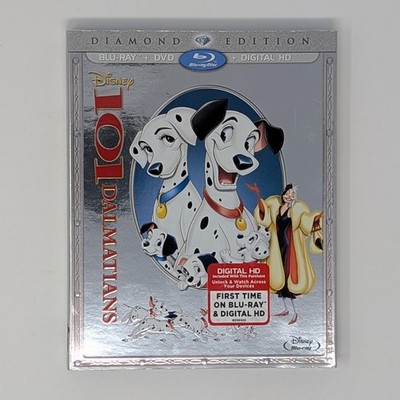 101 Dalmatians (Diamond Edition, 2015, Disney) Blu-ray + DVD Sealed