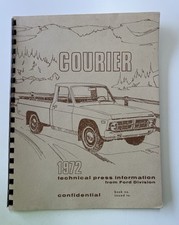 1972 Ford Courier Technical Press Information...
