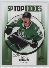 2022-23 SP Authentic Top Rookies Green Matej Blumel #TR-33 1f5