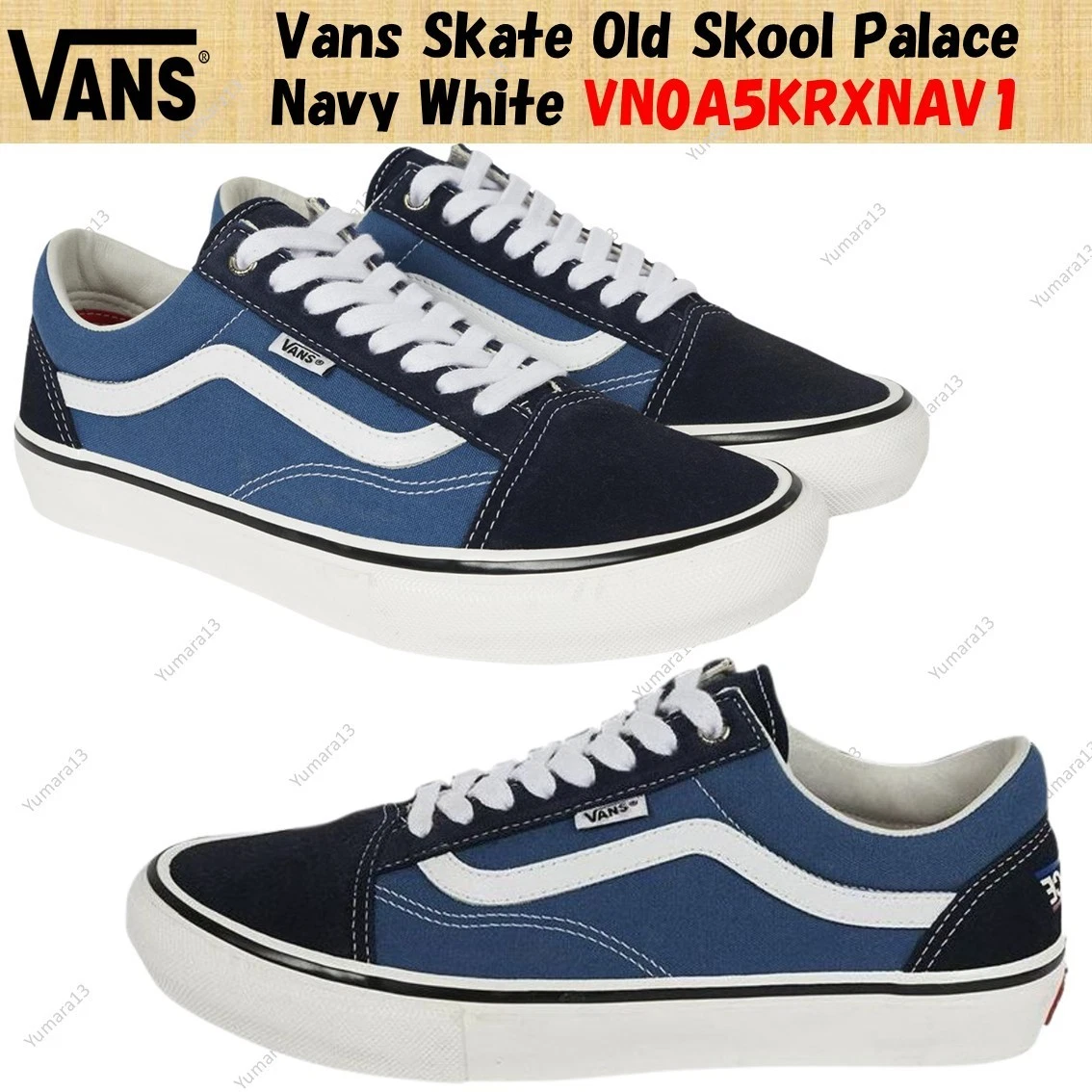 Vans Palace x Skate Old Skool Navy for sale | eBay