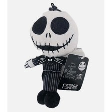 The Nightmare Before Christmas Jack Skellington 6" Plush Clip New