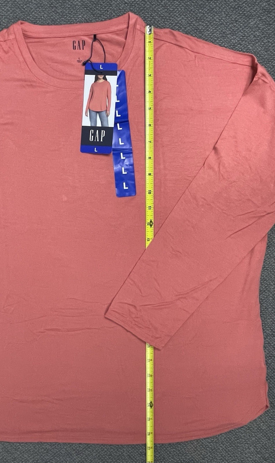 Gap Women's Large PINK  Drop Shoulder Top NWT