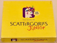 SCATTERGORIES JUNIOR 1990 Milton Bradley Board Game 100 Complete 