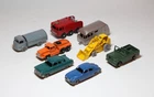 Matchbox Lesney x8 Job Lot Land Rover, Jaguar, Ford Zodiac, Bluebird Caravan