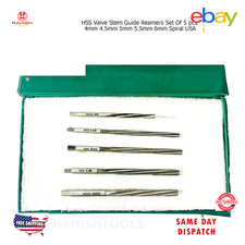 Hss Valve Stem Guide Reamers 5 Pcs 4mm 4.5mm 5mm 5.5mm 6mm Spiral Rahishtools