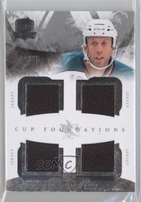 2010 Upper Deck The Cup Foundations Quadruple Jersey 2/25 Joe Thornton HOF 0c3