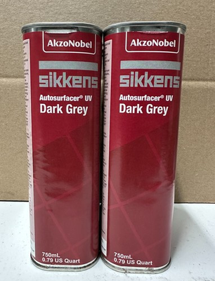 #ad 2 Pack AkzoNobel Sikkens Autosurfacer UV Dark Grey 750 mL Retail $219 each $269.99