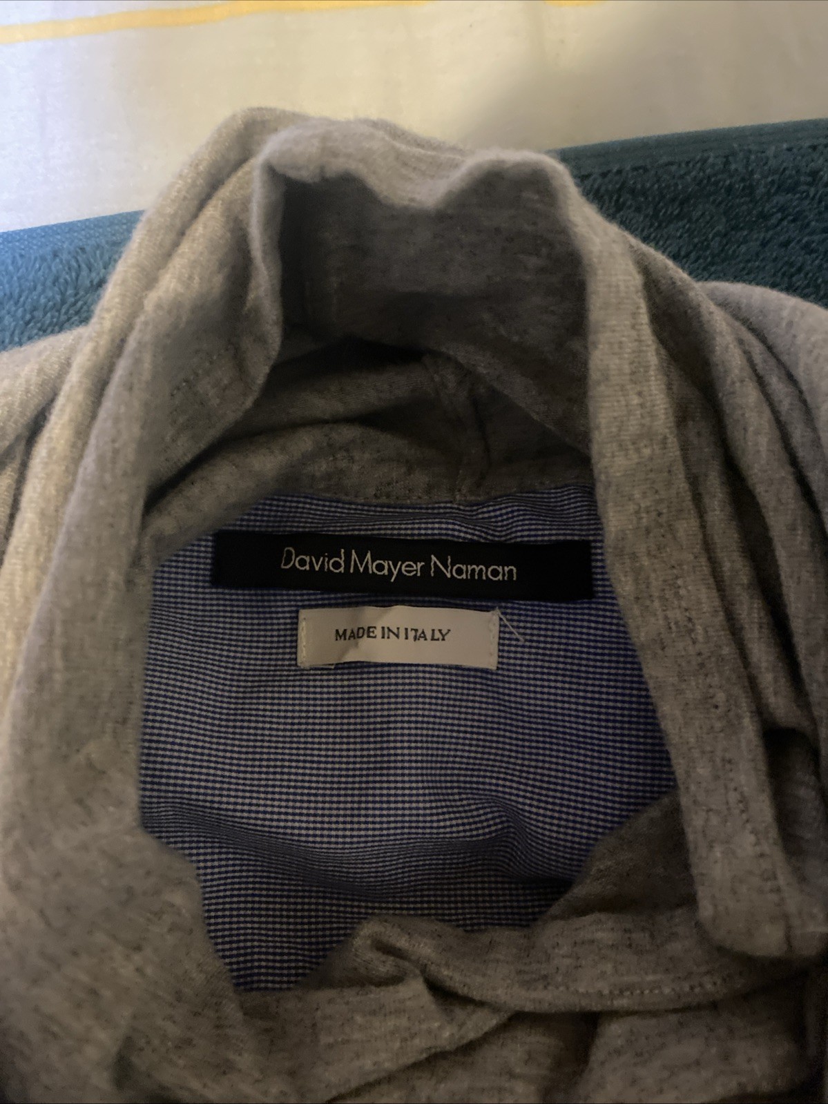 David Meyer Naman button down turtleneck shirt - image 2